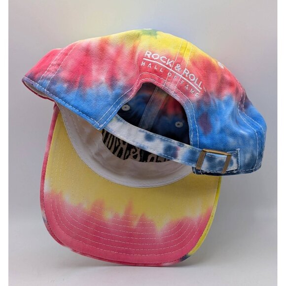 Rock And Roll Hall Of Fame Cap Hat Adjustable Strap Back Music Tie Dye Hippee - Picture 4 of 5